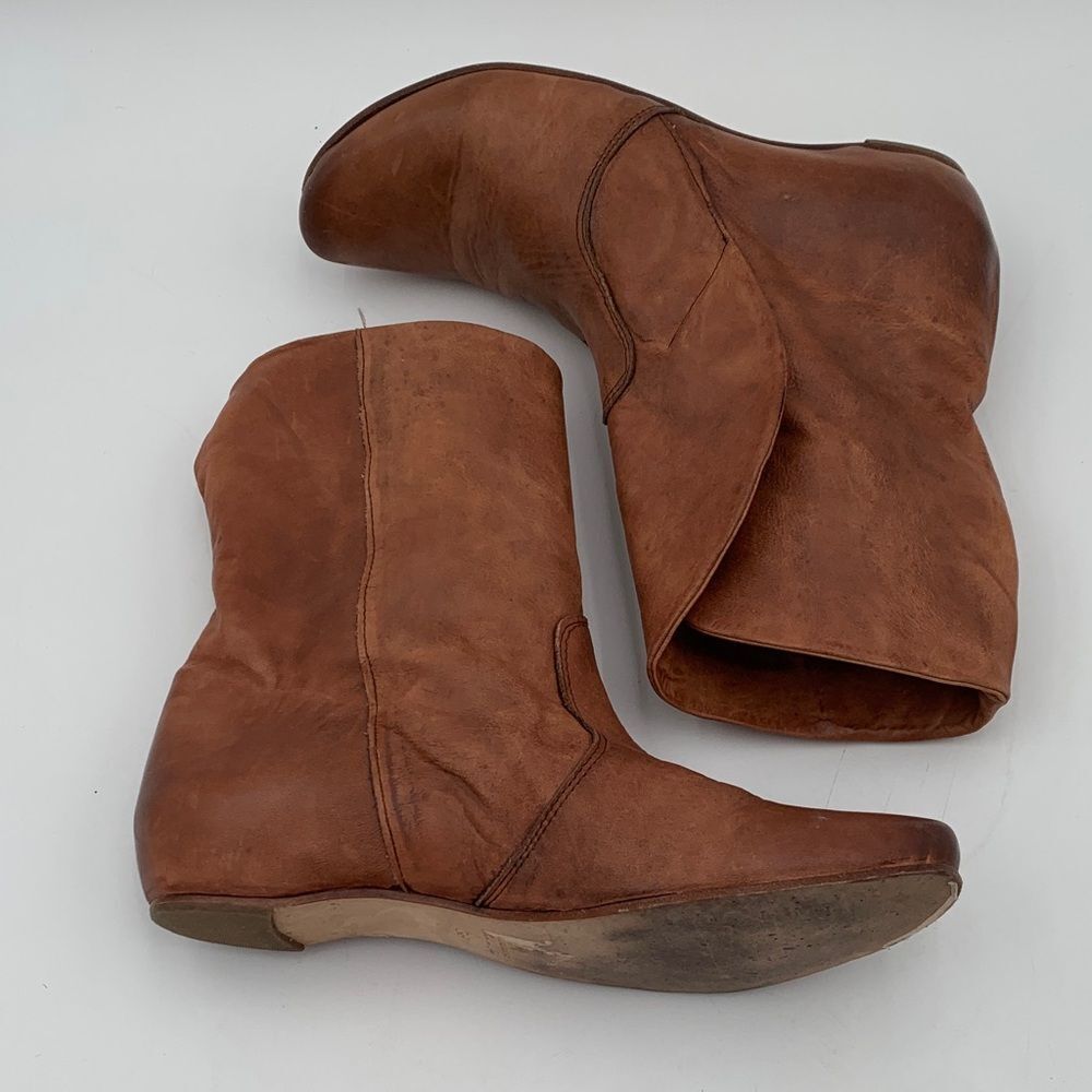 Clif Factor Brown Leather Ankle Boots | Made in Italy | EU 39 - Picture 7 of 12